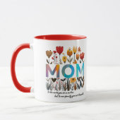 Floral MOM mug Tasse (Links)