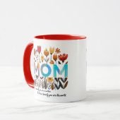Floral MOM mug Tasse (Vorderseite Links)