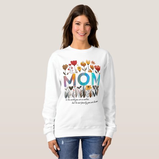 Floral MOM Sweatshirt (Vorne ganz)