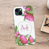 Floral Monogram Aquarell Pink Moderne Case Mate i