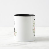 Floral Monogram B Mug – Elegant Letter B with Soft Tasse (Zentrum)