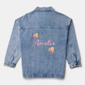 Floral Monogram Denim Jacket Jeansjacke (Rückseite)