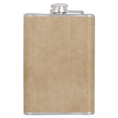 Floral Monogram Design Flachmann (Rückseite)