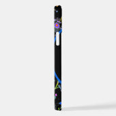 Floral Monogram Elegant iPhone Hülle (Rechte Seite)