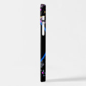 Floral Monogram Elegant iPhone Hülle (Linke Seite)