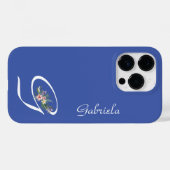 Floral Monogram G Retirement Case-Mate iPhone Hülle (Rückseite (Horizontal))