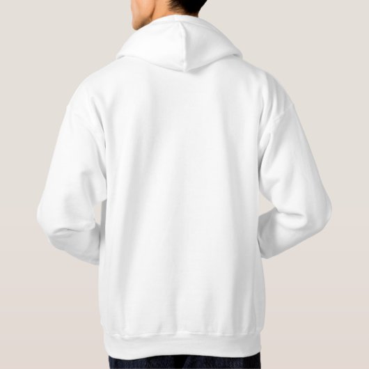 Floral Monogram Letter K Hoodie (Rückseite)