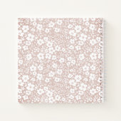 Floral Monogram Notebook Journal Notizblock (Rückseite)