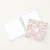Floral Monogram Notebook Journal Notizblock (Innenseite)