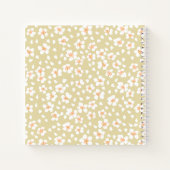 Floral Monogram Notebook Journal Notizblock (Rückseite)