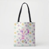 Floral Monogram - Paisleys Bloom Design P Tasche (Vorderseite)