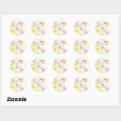 Floral Monogram Sticker (Blatt)