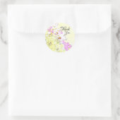 Floral Monogram Sticker (Tasche)