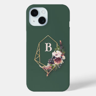 Floral Monogramm Case-Mate iPhone Hülle