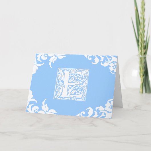 Floral Monogramm "E" (Vorderseite)