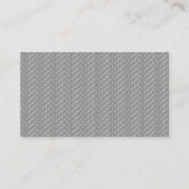 Floral Monogramm Ihre ersten Visitenkarte (Rückseite)