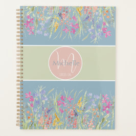 Floral-Monogramm Planer