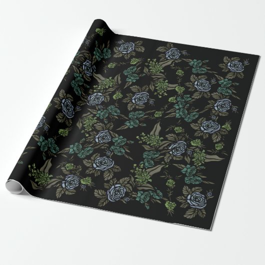 Floral Moody Geschenkpapier (Ungerollt)