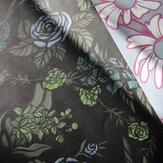 Floral Moody Geschenkpapier