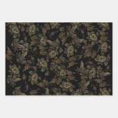 Floral Moody Geschenkpapier Set (Vorderseite 3)
