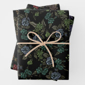 Floral Moody Geschenkpapier Set (Beispiel)
