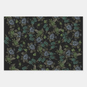Floral Moody Geschenkpapier Set (Vorderseite)