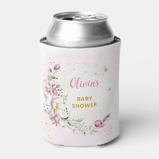 Floral Moon Babydusche Dosenkühler (Kanne Vorderseite)
