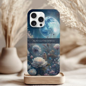 Floral Moon Magic Design mit Individuelle Name Case-Mate iPhone Hülle