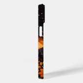 Floral Moon Pattern Phone Case – Cute and Aestheti (Rückseite / Rechts)