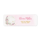 Floral Moon Pink-Adresse (Vorne)