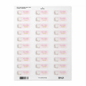 Floral Moon Pink-Adresse (Vorne)
