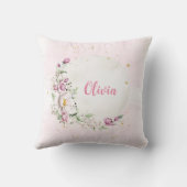 Floral Moon Pink Kissen (Rückseite)