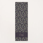 Floral Moth Butterfly Pattern Yoga Mat Yogamatte (Vorderseite)