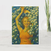 Floral Mother Day Card Feiertagskarte (Rückseite)