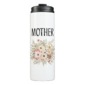 Floral 'MOTHER' thermisch Thermosbecher (Vorderseite)
