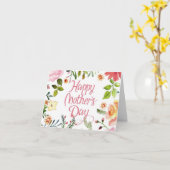 Floral Mother's Day Card Karte (Gelbe Blume)