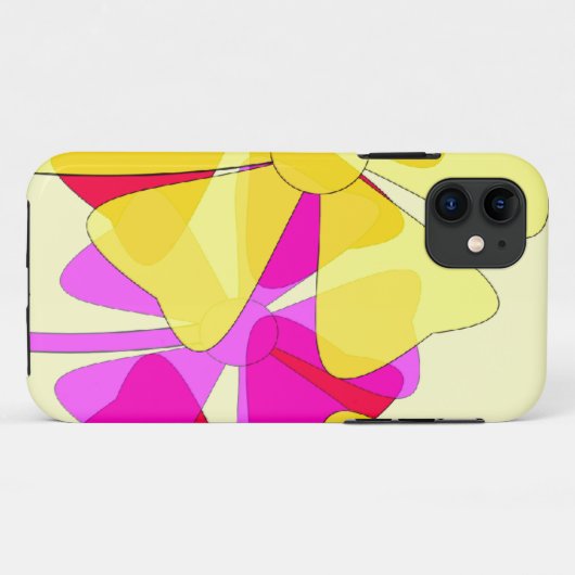 Floral Motif Case-Mate iPhone Hülle (Rückseite (Horizontal))