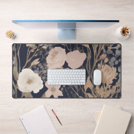 Floral Motif Desk Mat Schreibtischunterlage