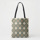 Floral Motif Tote Tasche (Vorderseite)