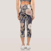 Floral Motif Yoga Capris (Rückseite)
