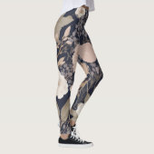 Floral Motif Yoga Leggins (Rechts)