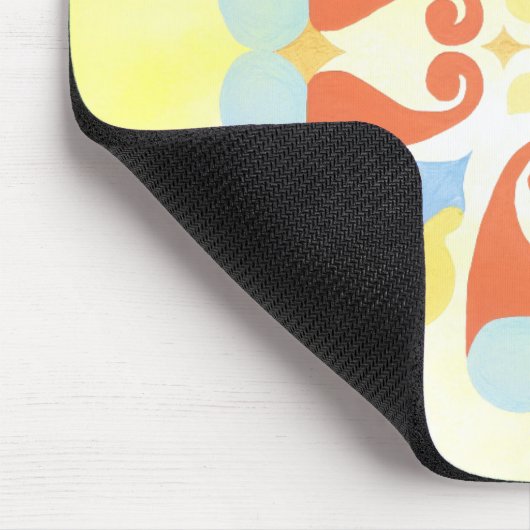 Floral Mouse Pad Mousepad (Ecke)