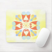 Floral Mouse Pad Mousepad (Mit Mouse)