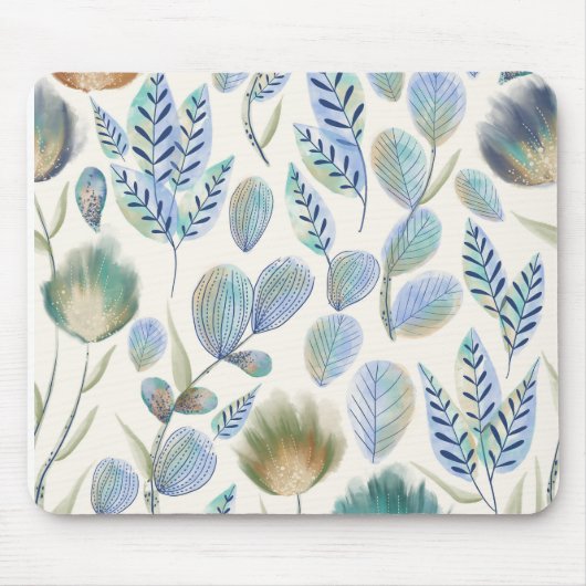 Floral Mouse Pad Mousepad (Vorne)