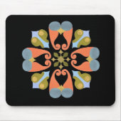 Floral Mouse Pad Mousepad (Vorne)