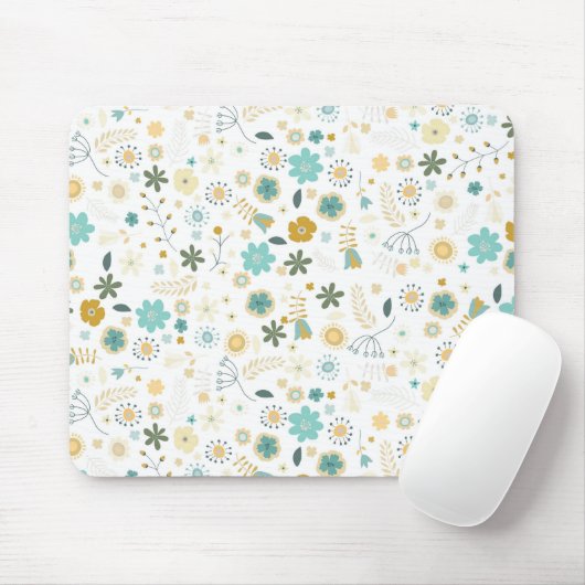 floral mousepad (Mit Mouse)