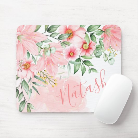 Floral Mousepad (Mit Mouse)