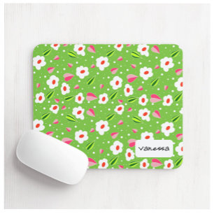 floral mousepad