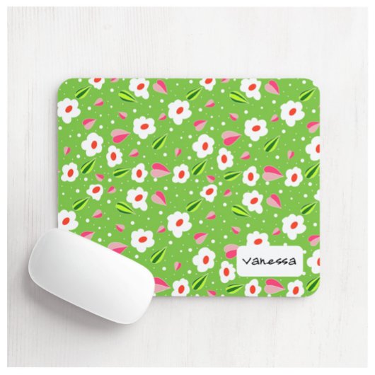 floral mousepad