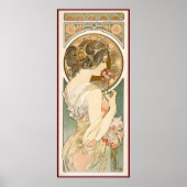 Floral. Mucha Poster (Vorne)